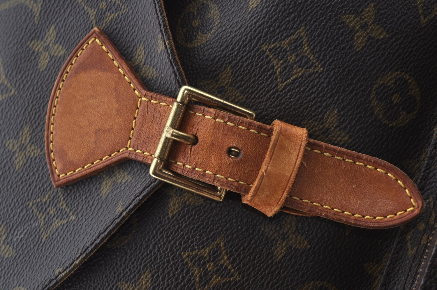 Authentic Louis Vuitton Monogram Montsouris GM Backpack M51135 LV L0159