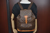 Authentic Louis Vuitton Monogram Montsouris GM Backpack M51135 LV L0159