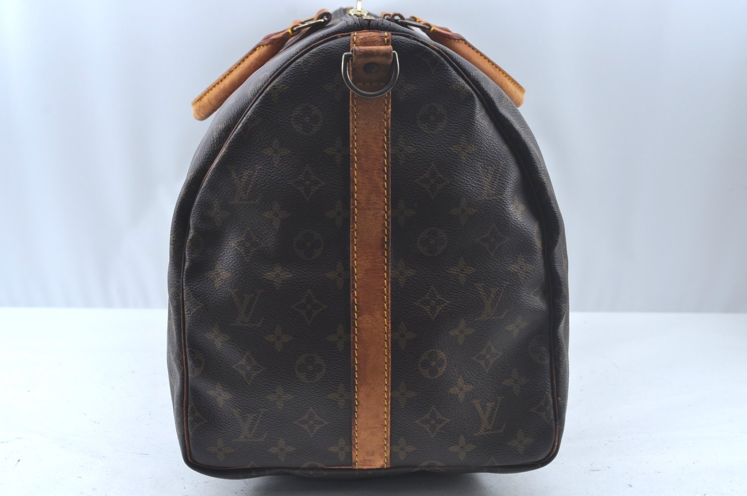 Authentic Louis Vuitton Monogram Keepall Bandouliere 55 M41414 Boston Bag L0161