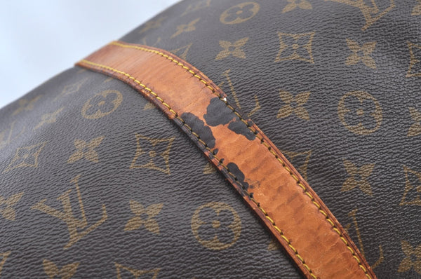 Authentic Louis Vuitton Monogram Keepall Bandouliere 55 M41414 Boston Bag L0161