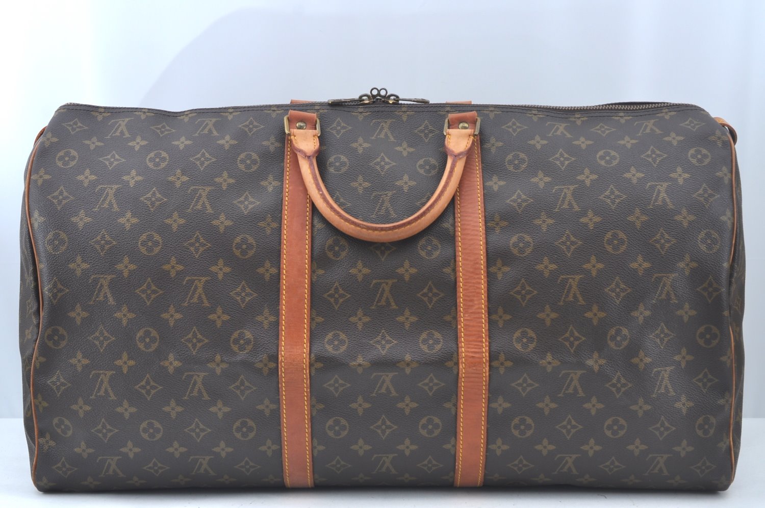 Authentic Louis Vuitton Monogram Keepall 60 Travel Boston Bag M41422 LV L0164