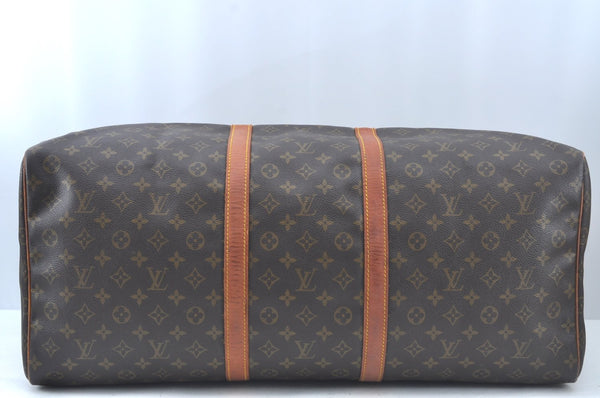 Authentic Louis Vuitton Monogram Keepall 60 Travel Boston Bag M41422 LV L0164