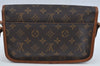 Authentic Louis Vuitton Monogram Gibeciere PM Shoulder Cross Bag M42248 LV L0165