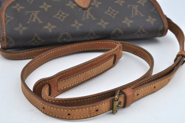Authentic Louis Vuitton Monogram Gibeciere PM Shoulder Cross Bag M42248 LV L0165