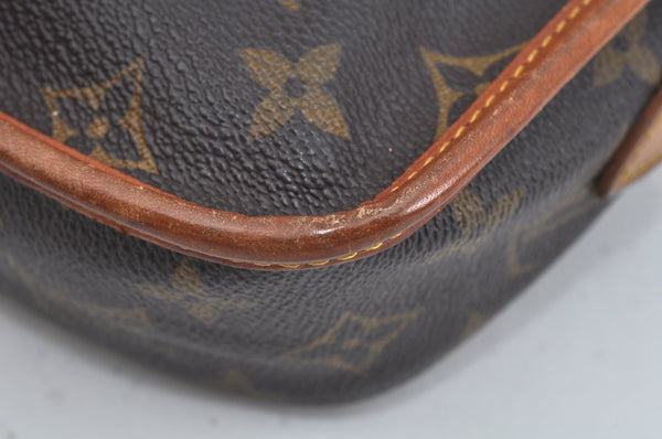 Authentic Louis Vuitton Monogram Gibeciere PM Shoulder Cross Bag M42248 LV L0165