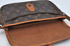 Authentic Louis Vuitton Monogram Gibeciere PM Shoulder Cross Bag M42248 LV L0165