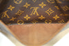 Authentic Louis Vuitton Monogram Gibeciere PM Shoulder Cross Bag M42248 LV L0165