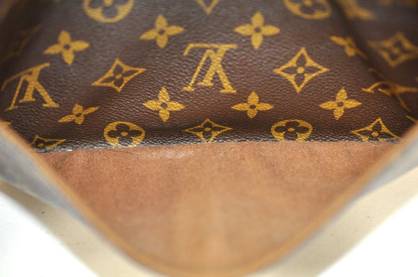 Authentic Louis Vuitton Monogram Gibeciere PM Shoulder Cross Bag M42248 LV L0165