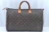 Authentic Louis Vuitton Monogram Speedy 40 Hand Boston Bag M41522 LV L0166