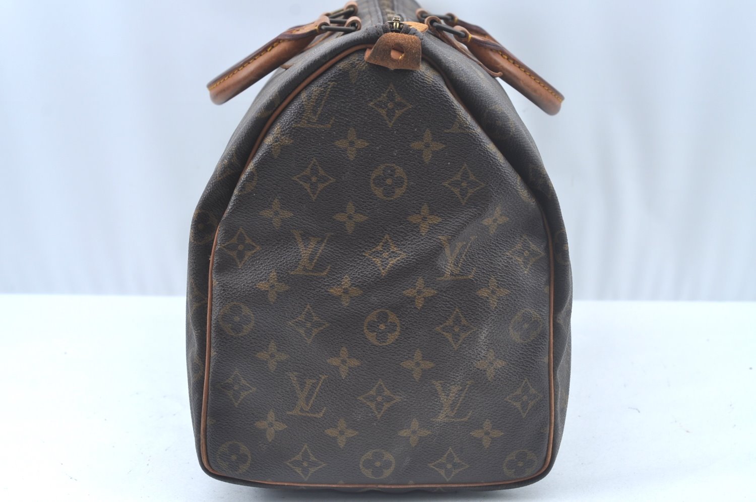 Authentic Louis Vuitton Monogram Speedy 40 Hand Boston Bag M41522 LV L0166