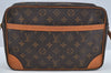 Authentic Louis Vuitton Monogram Trocadero 30 Shoulder Cross Bag M51272 LV L0167