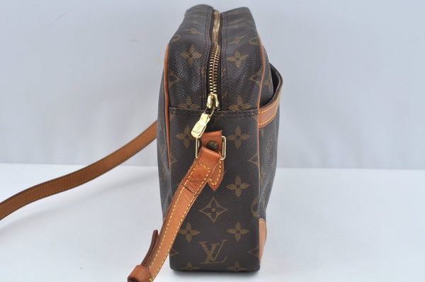 Authentic Louis Vuitton Monogram Trocadero 30 Shoulder Cross Bag M51272 LV L0167