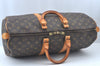 Authentic Louis Vuitton Monogram Keepall 45 Travel Boston Bag M41428 LV L0169