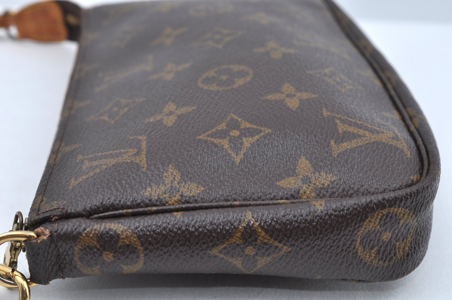 Authentic Louis Vuitton Monogram Pochette Accessoires Pouch M51980 LV L0170