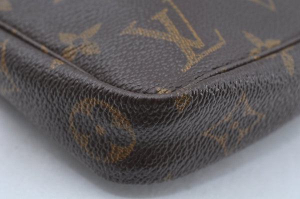 Authentic Louis Vuitton Monogram Pochette Accessoires Pouch M51980 LV L0170