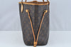 Authentic Louis Vuitton Monogram Neverfull MM Shoulder Tote Bag M40156 LV L0173