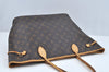 Authentic Louis Vuitton Monogram Neverfull MM Shoulder Tote Bag M40156 LV L0173