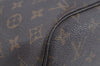 Authentic Louis Vuitton Monogram Neverfull MM Shoulder Tote Bag M40156 LV L0173