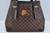 Authentic Louis Vuitton Damier Hampstead MM Shoulder Tote Bag N51204 LV L0174