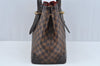 Authentic Louis Vuitton Damier Hampstead MM Shoulder Tote Bag N51204 LV L0174