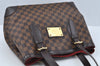Authentic Louis Vuitton Damier Hampstead MM Shoulder Tote Bag N51204 LV L0174