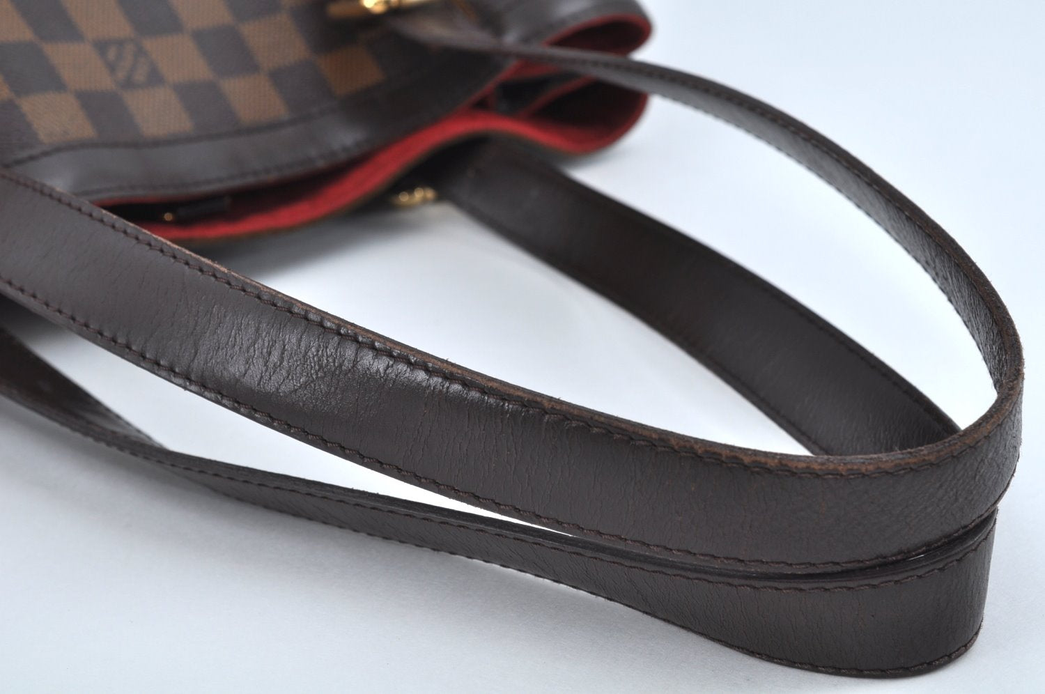 Authentic Louis Vuitton Damier Hampstead MM Shoulder Tote Bag N51204 LV L0174