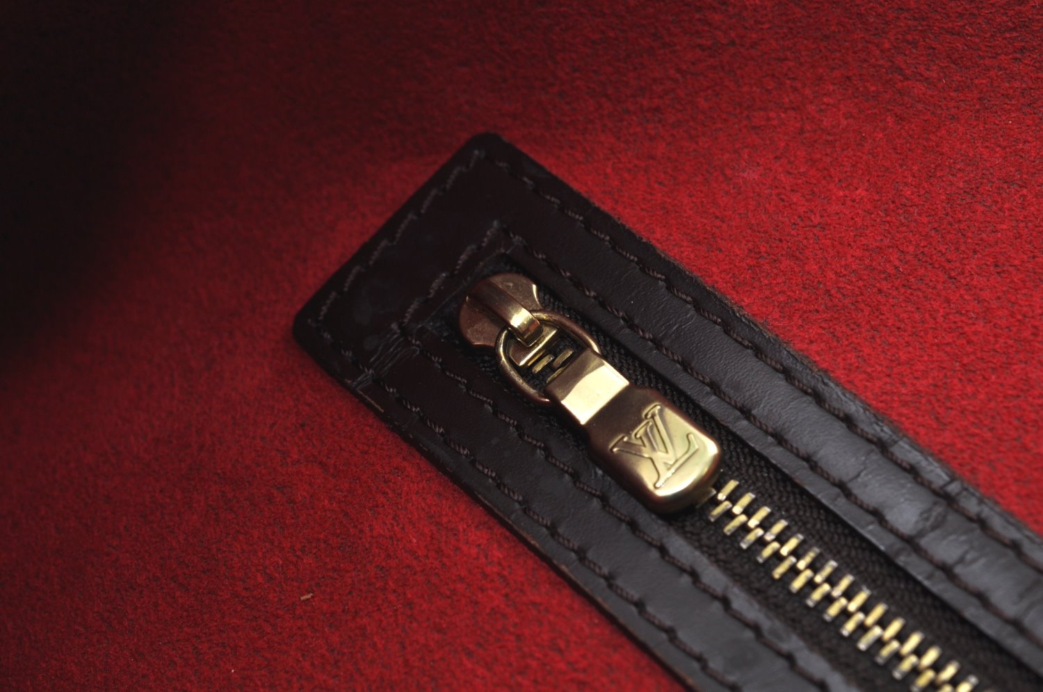 Authentic Louis Vuitton Damier Hampstead MM Shoulder Tote Bag N51204 LV L0174