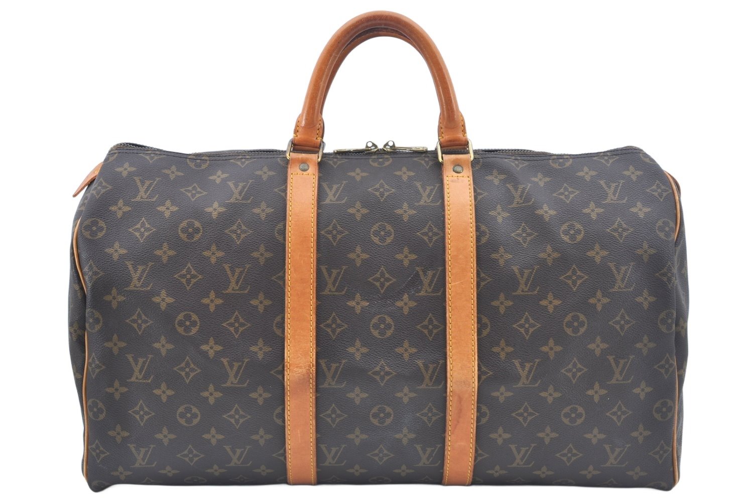 Authentic Louis Vuitton Monogram Keepall 50 Travel Boston Bag M41426 LV L0176