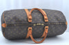 Authentic Louis Vuitton Monogram Keepall 50 Travel Boston Bag M41426 LV L0176