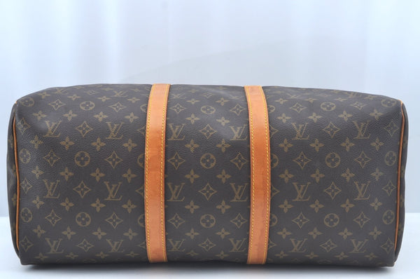 Authentic Louis Vuitton Monogram Keepall 50 Travel Boston Bag M41426 LV L0176