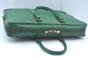 Authentic Louis Vuitton Epi Porte Documents Voyage Briefcase M54474 Green  L0180
