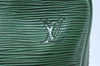 Authentic Louis Vuitton Epi Porte Documents Voyage Briefcase M54474 Green  L0180