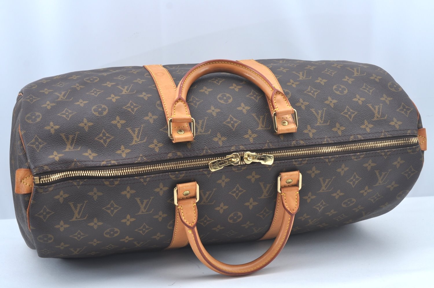 Authentic Louis Vuitton Monogram Keepall 50 Travel Boston Bag M41426 LV L0181