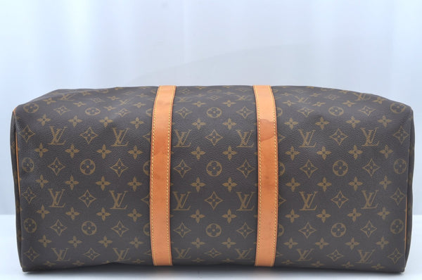 Authentic Louis Vuitton Monogram Keepall 50 Travel Boston Bag M41426 LV L0181