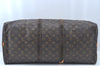 Authentic Louis Vuitton Monogram Keepall Bandouliere 55 M41414 Boston Bag L0182