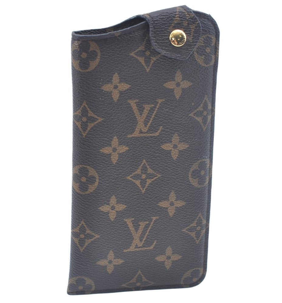 Authentic Louis Vuitton Monogram Etui Lunettes MM Glasses Case M66544 LV L0183