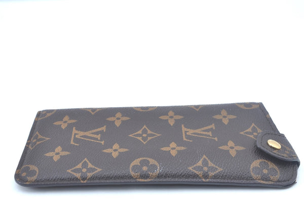 Authentic Louis Vuitton Monogram Etui Lunettes MM Glasses Case M66544 LV L0183