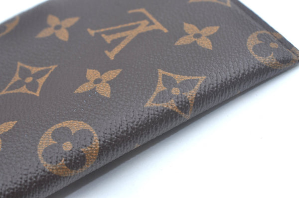 Authentic Louis Vuitton Monogram Etui Lunettes MM Glasses Case M66544 LV L0183