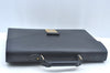 Authentic Louis Vuitton Epi Serviette Fermoir Briefcase M54352 Black LV L0185