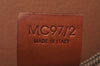 Authentic CELINE Macadam Blason Pattern Hand Bag Canvas Leather Brown L0188