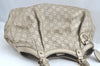 Authentic GUCCI Sukey Guccissima Hand Bag GG Leather 211944 Silver L0189