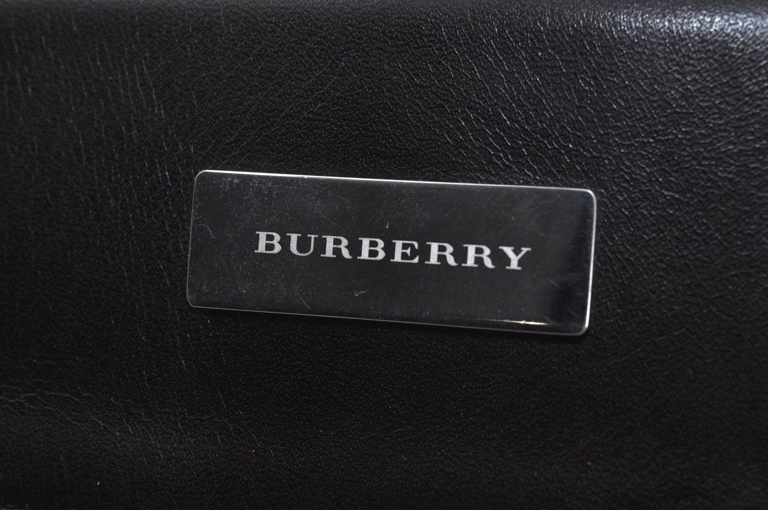 Authentic BURBERRY Vintage Nova Check Canvas Leather Hand Bag Beige L0191
