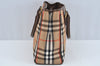 Authentic BURBERRY Vintage Nova Check Canvas Leather Hand Bag Beige L0193