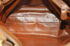 Authentic BURBERRY Vintage Nova Check Canvas Leather Hand Bag Beige L0193