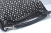 Authentic JIMMY CHOO Vintage Leather Studs Shoulder Hand Bag Purse Black L0196