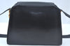 Authentic CELINE Shoulder Cross Body Bag Purse Leather Black L0197