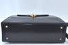 Authentic CELINE Shoulder Cross Body Bag Purse Leather Black L0197