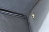 Authentic CELINE Shoulder Cross Body Bag Purse Leather Black L0197