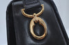 Authentic CELINE Shoulder Cross Body Bag Purse Leather Black L0197