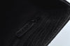 Authentic GUCCI Bamboo Hand Bag GG Canvas Leather 112530 Black L0198
